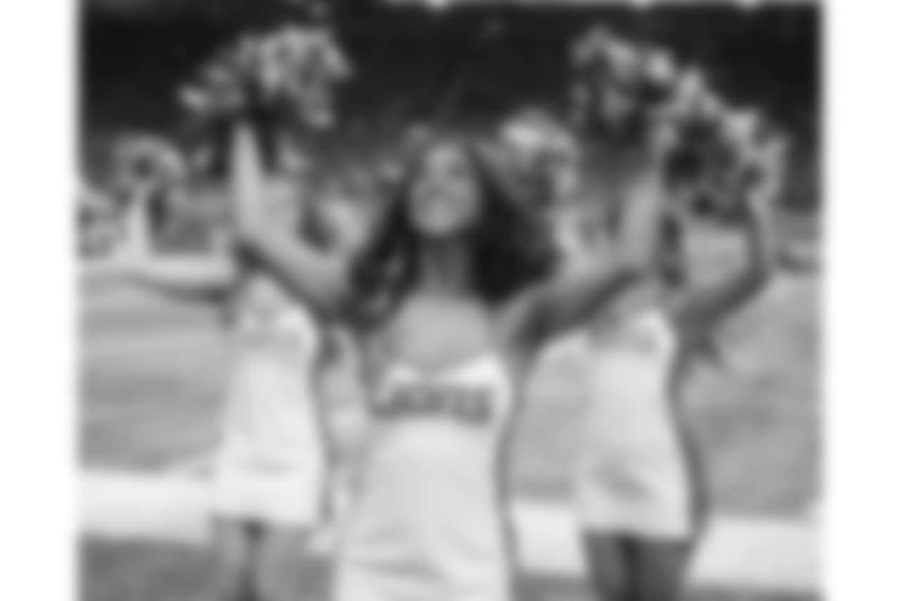 Detroit Lions cheerleaders during a NFL football game against the Carolina Panthers on Sunday, Nov. 18, 2018 in Detroit. (Detroit Lions via AP).