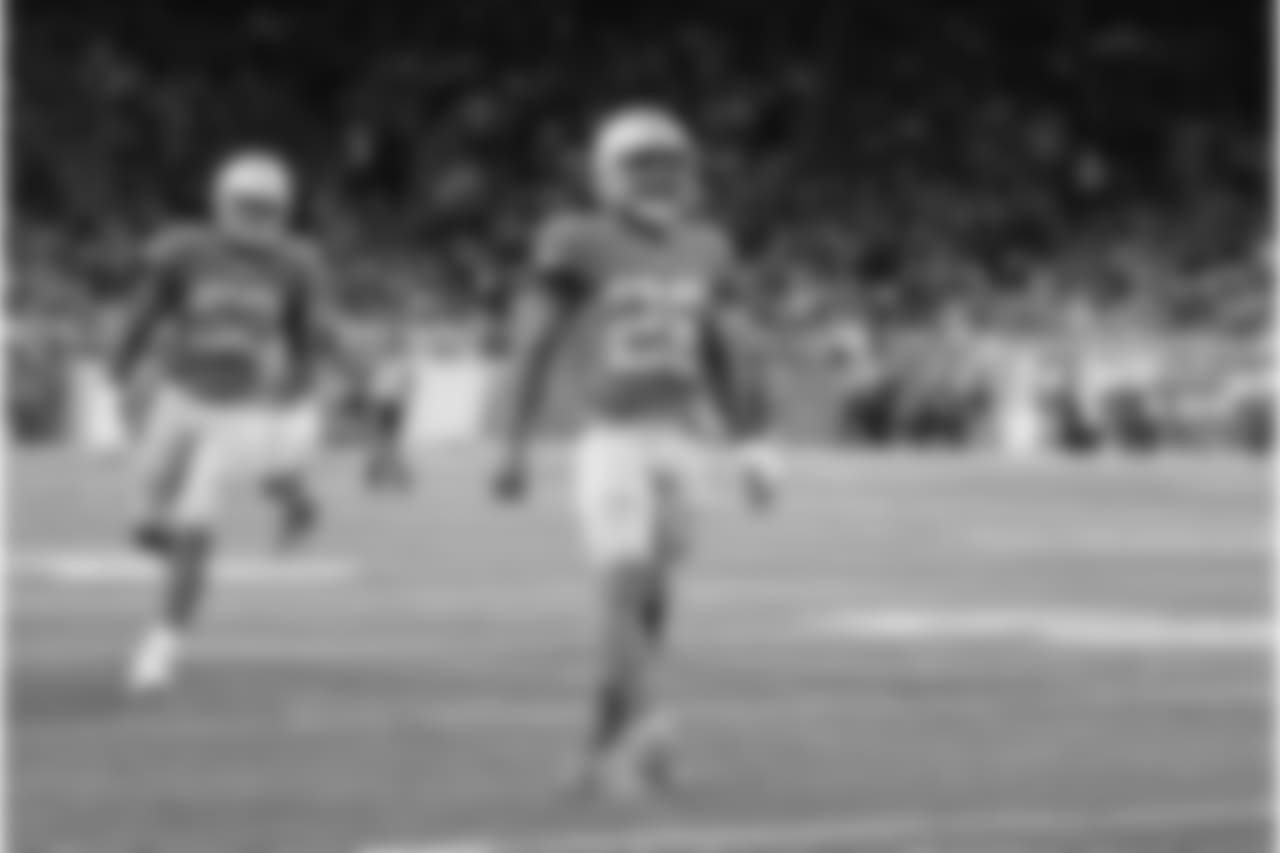 Detroit Lions defensive back Quandre Diggs (28) celebrates a stop during a NFL football game against the Chicago Bears on Thursday, Nov. 22, 2018 in Detroit. (Detroit Lions via AP).