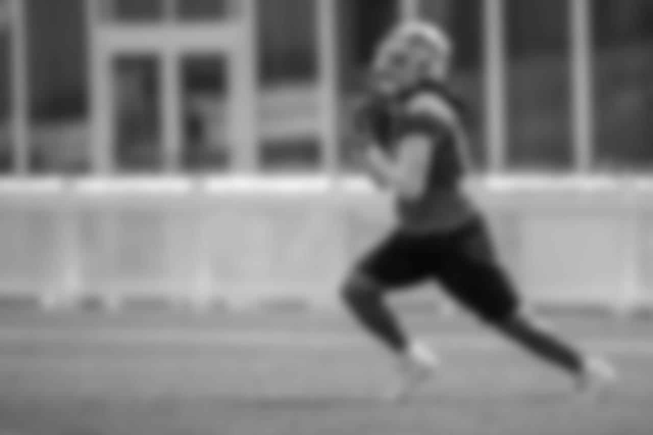 Detroit Lions cornerback Jamal Agnew (39) returns a kickoff during training camp practice on Monday, Aug. 13, 2018 in Allen Park, Mich. (Detroit Lions via AP)