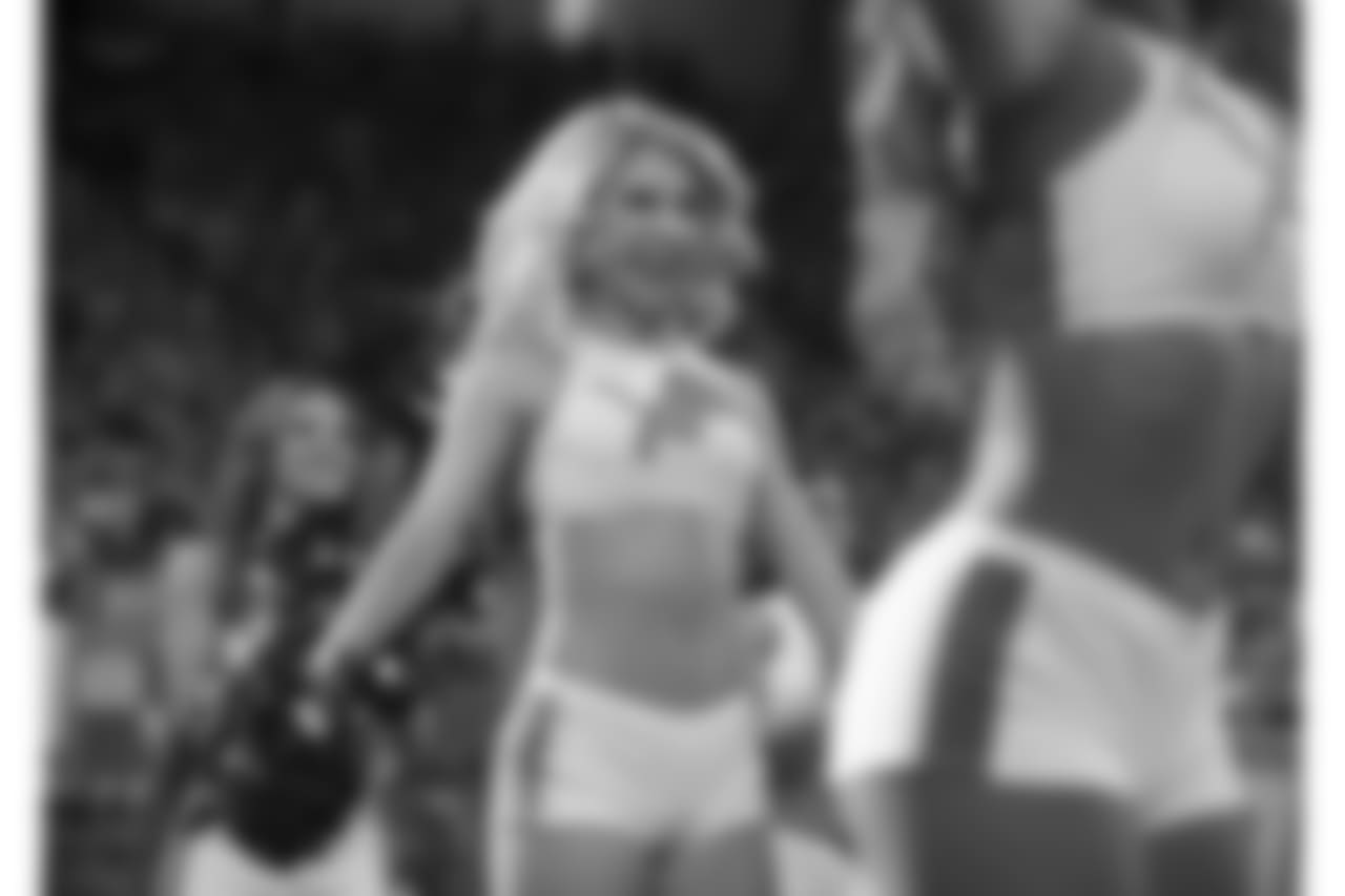 Detroit Lions Cheerleaders during a NFL football game between the Detroit Lions and the Los Angeles Rams on Sunday, Dec. 2, 2018 in Detroit. (Detroit Lions via AP).