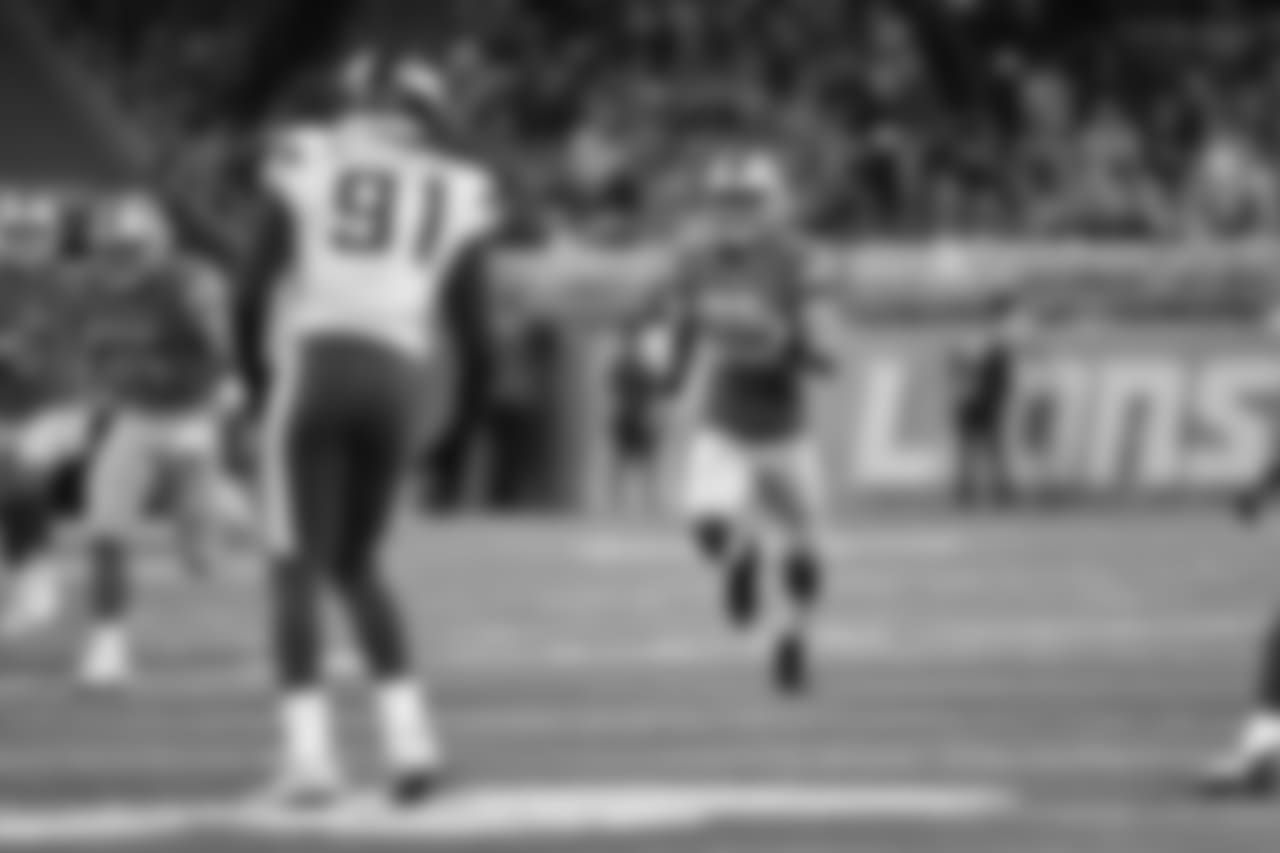 Detroit Lions safety Miles Killebrew (35) during a NFL football game against the Minnesota Vikings on Sunday, Dec. 23, 2018 in Detroit. (Detroit Lions via AP).