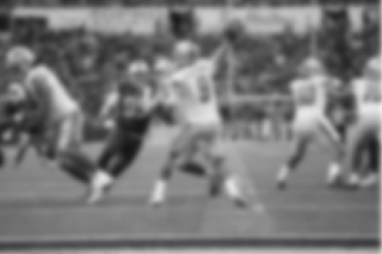 Detroit Lions quarterback Matthew Stafford (9) during a NFL football game against the Buffalo Bills on Sunday, Dec. 16, 2018 in Orchard Park, N.Y. (Detroit Lions via AP).