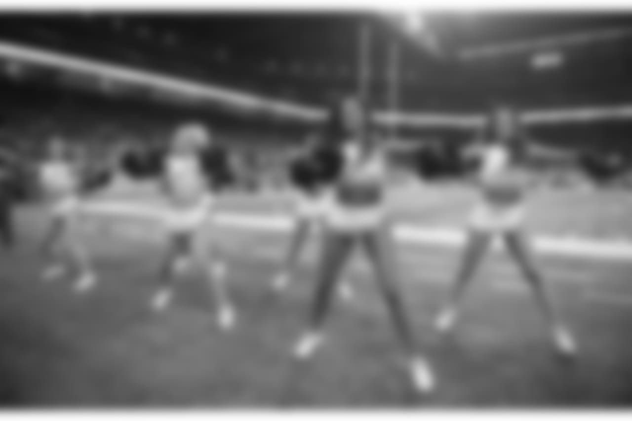 Detroit Lions Cheerleaders during a NFL football game between the Detroit Lions and the Los Angeles Rams on Sunday, Dec. 2, 2018 in Detroit. (Detroit Lions via AP).