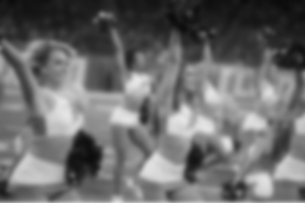 Detroit Lions Cheerleaders during a NFL football game between the Detroit Lions and the Los Angeles Rams on Sunday, Dec. 2, 2018 in Detroit. (Detroit Lions via AP).