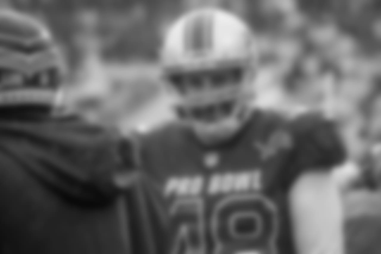Detroit Lions long snapper Don Muhlbach (48) during the Pro Bowl on Sunday, Jan. 27, 2019 in Orlando, Fla. (Detroit Lions via AP)