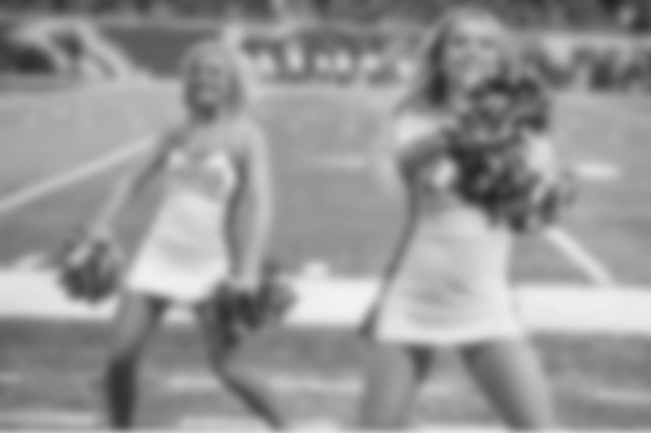 Detroit Lions cheerleaders during a NFL football game against the Carolina Panthers on Sunday, Nov. 18, 2018 in Detroit. (Detroit Lions via AP).