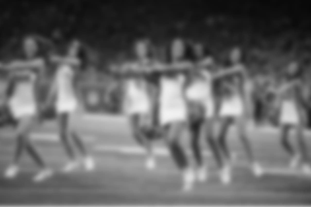 Detroit Lions cheerleaders during a NFL football game against the Carolina Panthers on Sunday, Nov. 18, 2018 in Detroit. (Detroit Lions via AP).