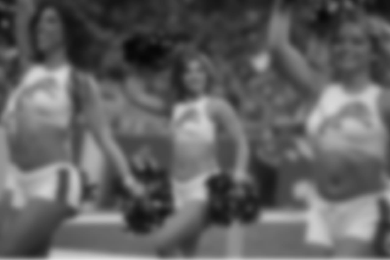 Detroit Lions Cheerleaders during a NFL football game between the Detroit Lions and the Los Angeles Rams on Sunday, Dec. 2, 2018 in Detroit. (Detroit Lions via AP).