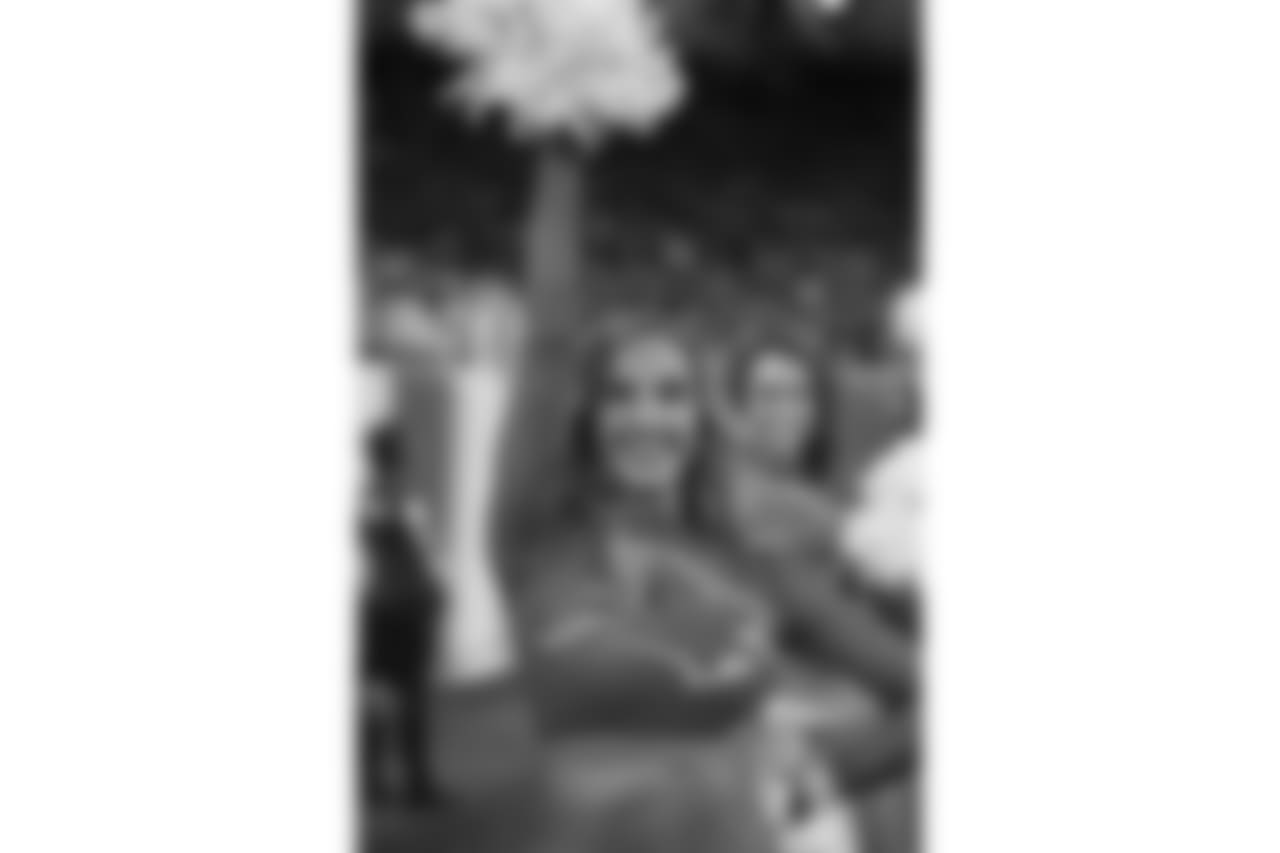 Detroit Lions Cheerleaders during a NFL football game between the Detroit Lions and the Chicago Bears on Thursday, Nov. 22, 2018 in Detroit. (Detroit Lions via AP).