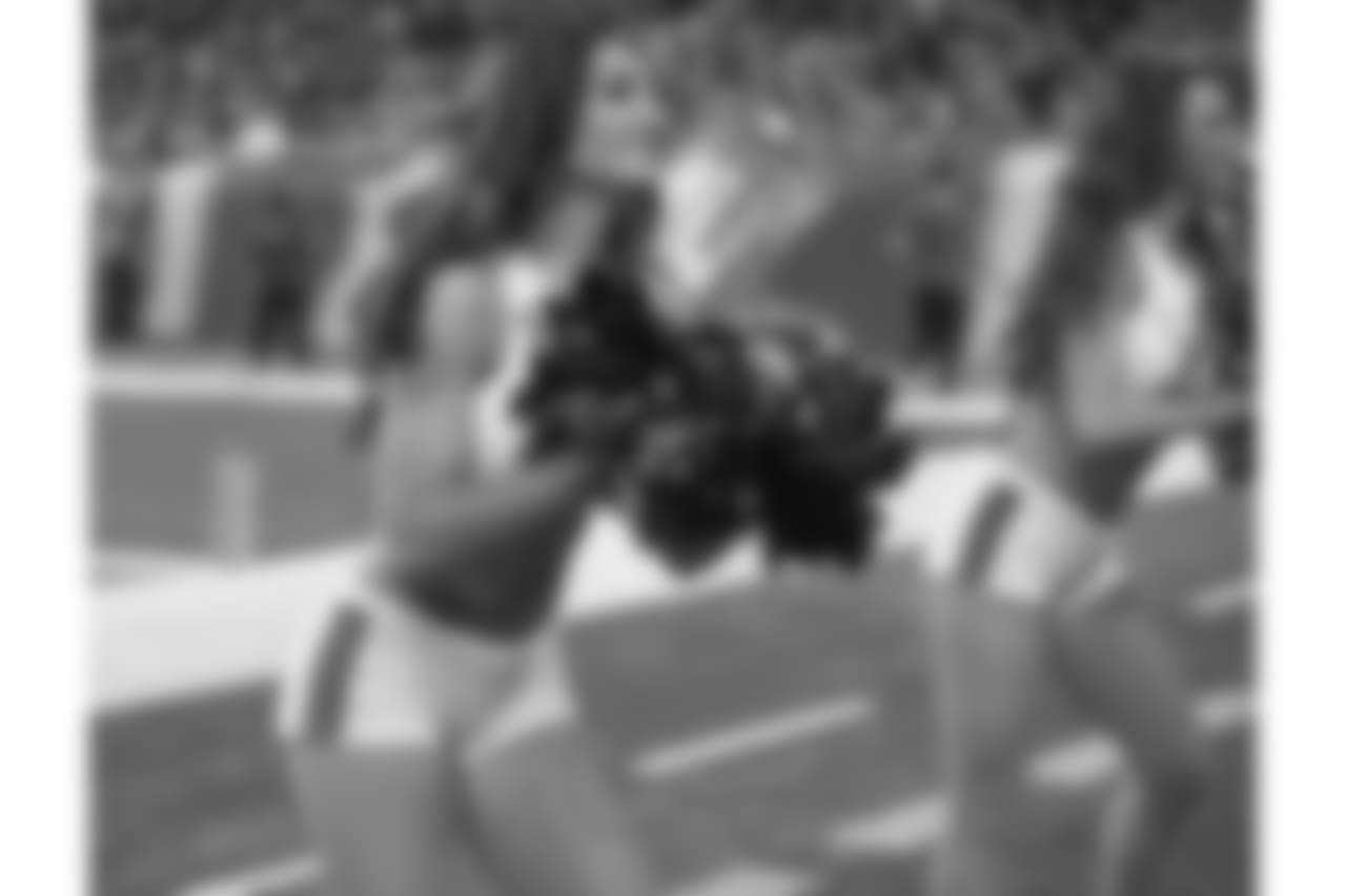 Detroit Lions Cheerleaders during a NFL football game between the Detroit Lions and the Los Angeles Rams on Sunday, Dec. 2, 2018 in Detroit. (Detroit Lions via AP).