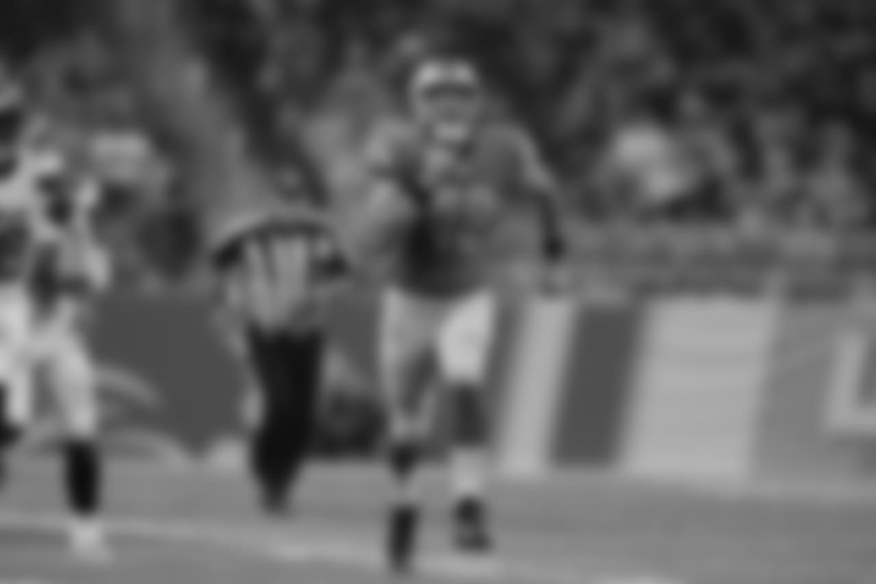 Detroit Lions long snapper Don Muhlbach (48) during a NFL football game against the Cleveland Browns on Thursday, Aug. 30, 2018 in Detroit. (Detroit Lions via AP).