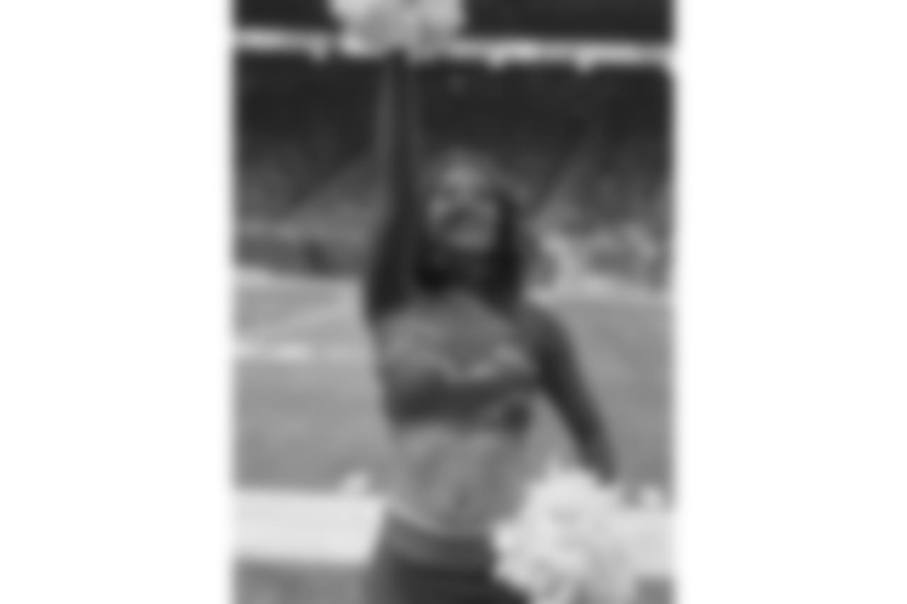 Detroit Lions Cheerleaders during a NFL football game against the Seattle Seahawks on Sunday, Oct. 28, 2018 in Detroit.