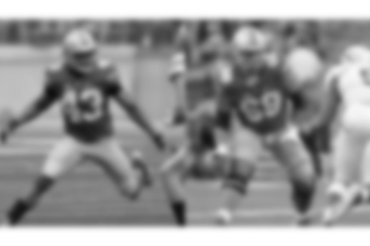 Lions T Taylor Decker and Jets OLB Darron Lee were
teammates at Ohio State from 2014-15 and helped guide
the Buckeyes to a 27-3 record over that span, including
a win over Oregon in the 2015 College Football Playoff
National Championship Game.