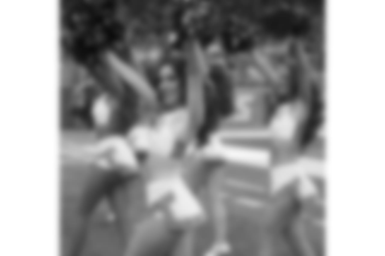 Detroit Lions Cheerleaders during a NFL football game between the Detroit Lions and the Los Angeles Rams on Sunday, Dec. 2, 2018 in Detroit. (Detroit Lions via AP).