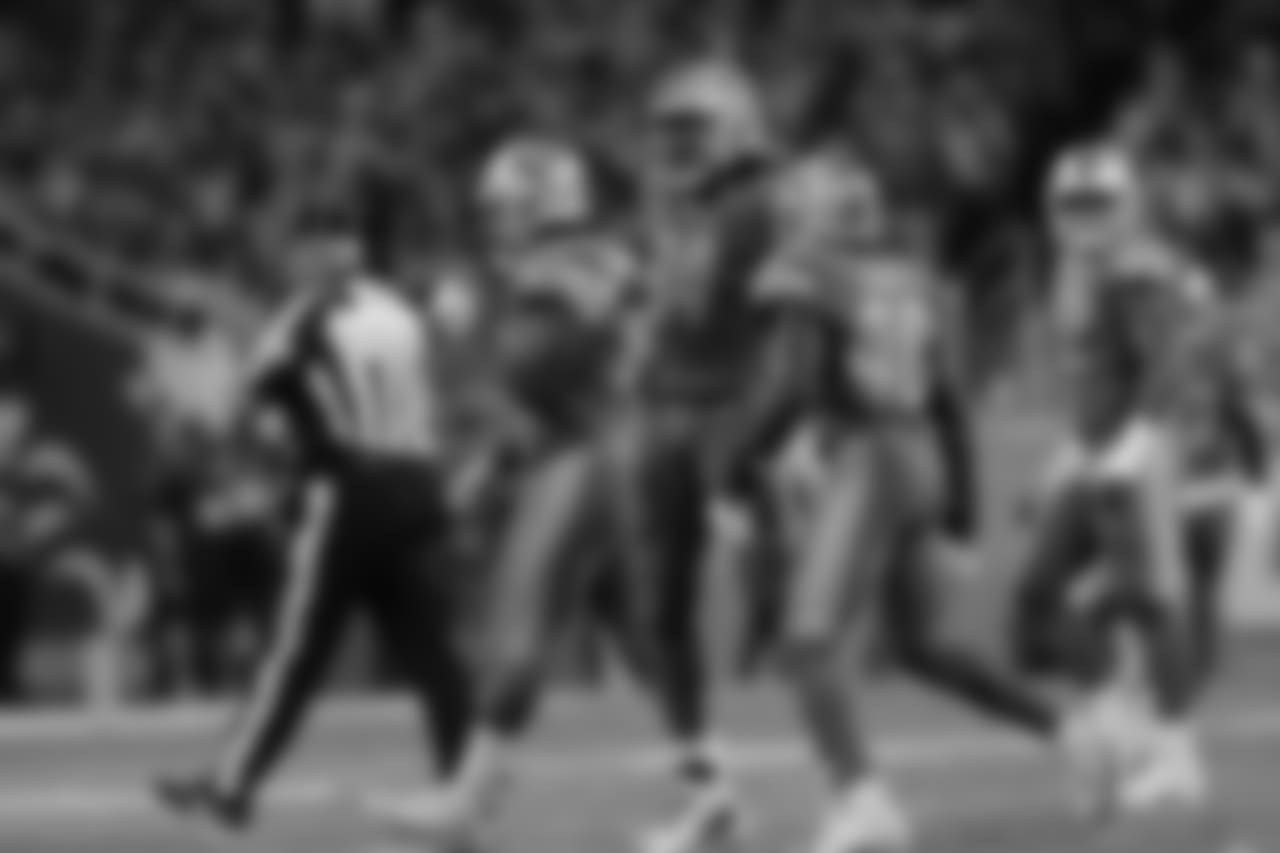 Detroit Lions defensive end Ziggy Ansah (94) celebrates a sack during a NFL football game against the New York Jets on Monday, Sept. 10, 2018 in Detroit. (Detroit Lions via AP).