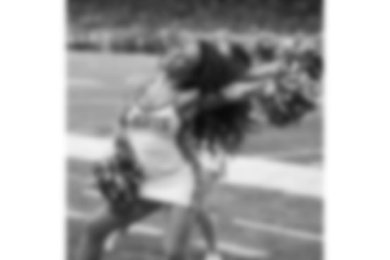Detroit Lions cheerleaders during a NFL football game against the Carolina Panthers on Sunday, Nov. 18, 2018 in Detroit. (Detroit Lions via AP).