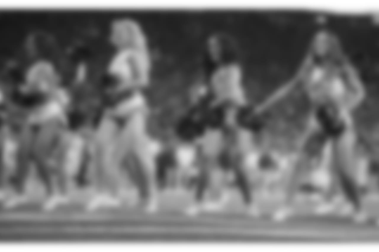 Detroit Lions Cheerleaders during a NFL football game between the Detroit Lions and the Los Angeles Rams on Sunday, Dec. 2, 2018 in Detroit. (Detroit Lions via AP).
