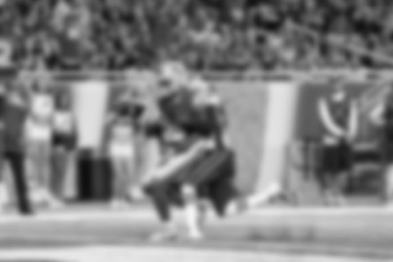 Detroit Lions wide receiver Kenny Golladay (19) catches a touchdown during a NFL football game against the New England Patriots on Sunday, Sept. 23, 2018 in Detroit. (Detroit Lions via AP).