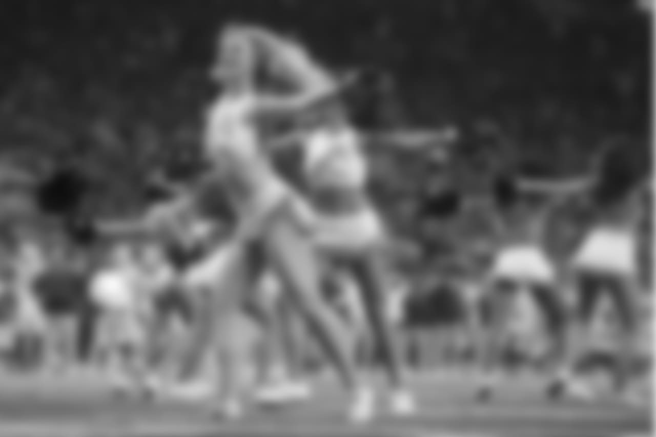 Detroit Lions Cheerleaders during a NFL football game between the Detroit Lions and the Los Angeles Rams on Sunday, Dec. 2, 2018 in Detroit. (Detroit Lions via AP).
