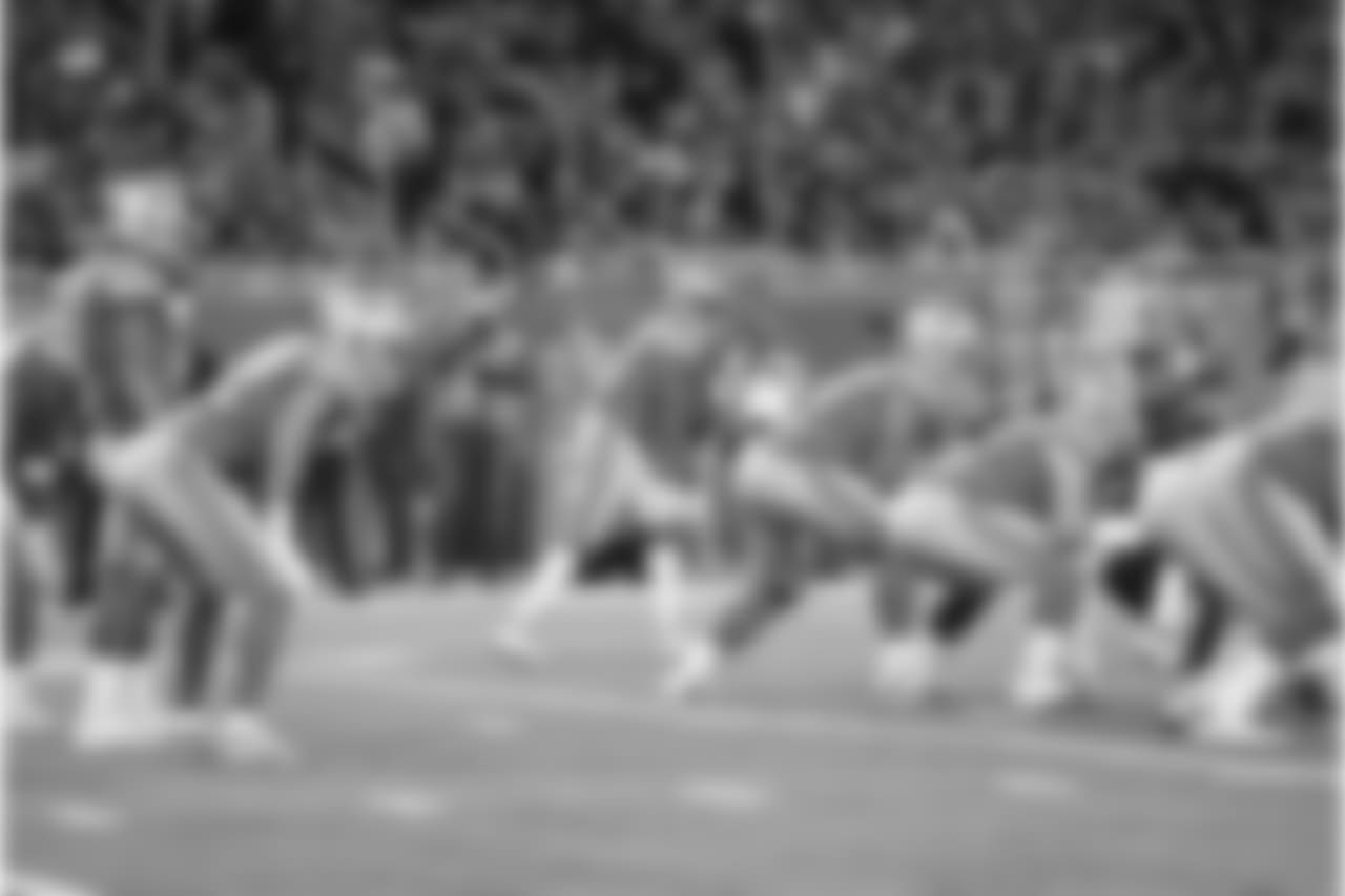 Detroit Lions offense during a NFL football game against the Seattle Seahawks on Sunday, Oct. 28, 2018 in Detroit. (Detroit Lions via AP).