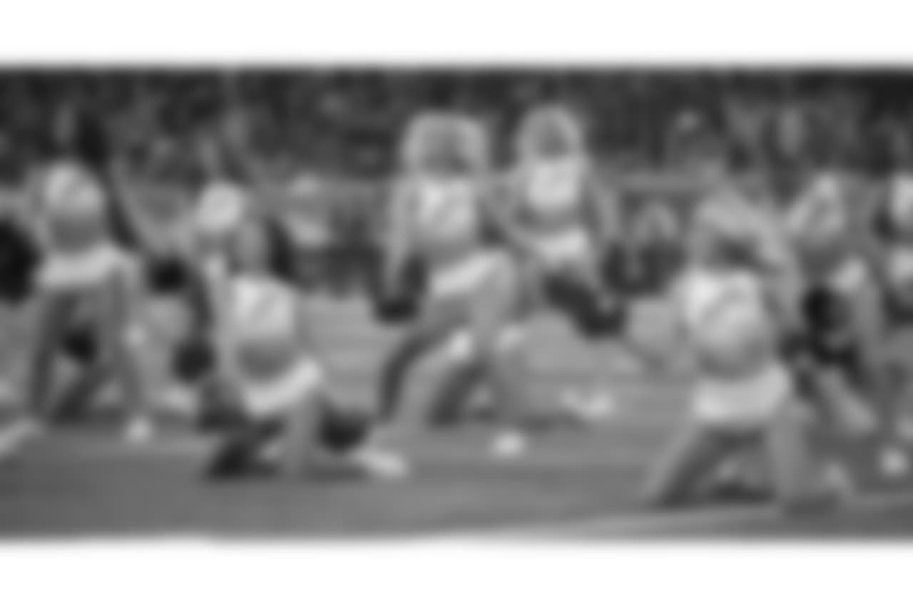 Detroit Lions Cheerleaders during a NFL football game between the Detroit Lions and the Los Angeles Rams on Sunday, Dec. 2, 2018 in Detroit. (Detroit Lions via AP).