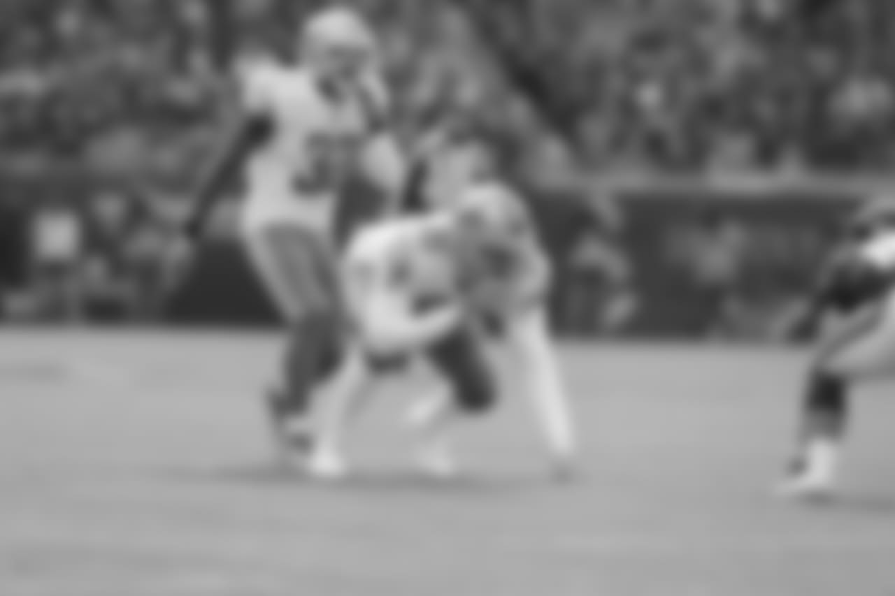 Detroit Lions defensive end Romeo Okwara (95) during a NFL football game against the Chicago Bears on Sunday, Nov. 11, 2018 in Minneapolis. (Detroit Lions via AP).