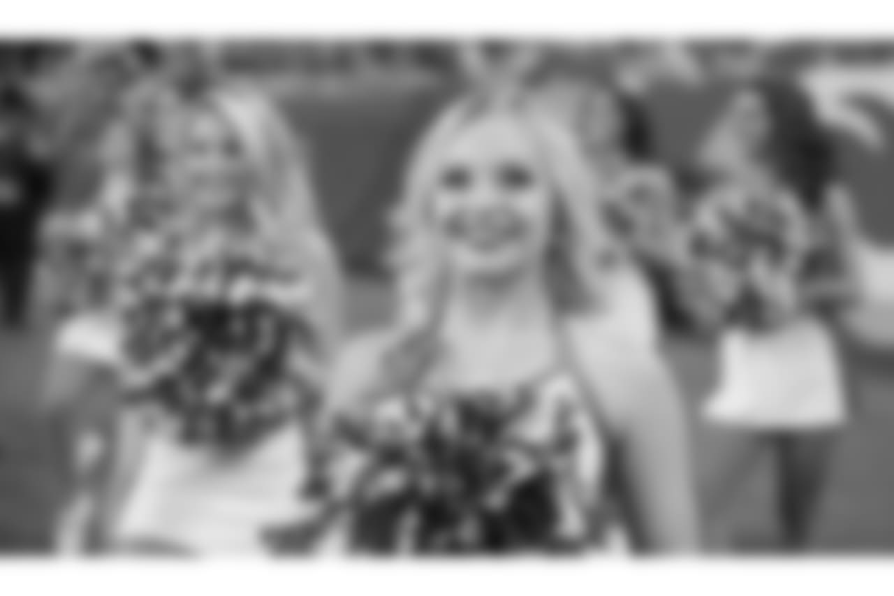 Detroit Lions cheerleaders during a NFL football game against the Carolina Panthers on Sunday, Nov. 18, 2018 in Detroit. (Detroit Lions via AP).
