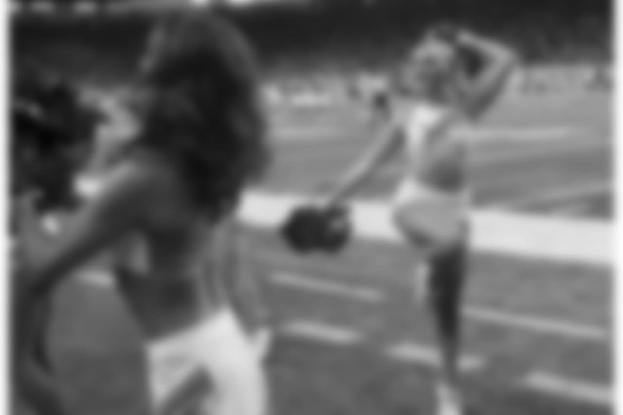 Detroit Lions Cheerleaders during a NFL football game between the Detroit Lions and the Los Angeles Rams on Sunday, Dec. 2, 2018 in Detroit. (Detroit Lions via AP).