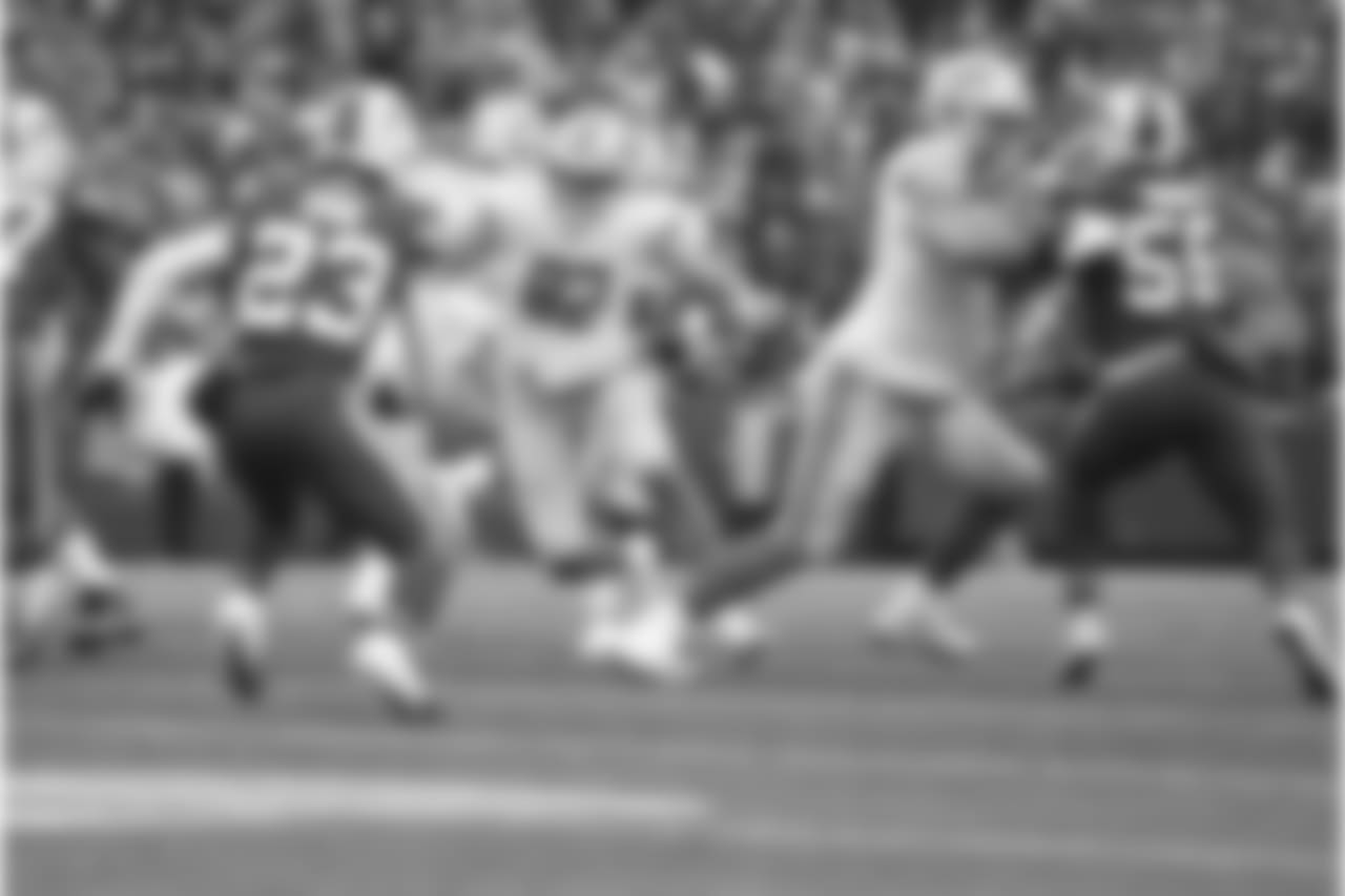 Detroit Lions tight end Luke Willson (82) blocks during a NFL football game against the Buffalo Bills on Sunday, Dec. 16, 2018 in Orchard Park, N.Y. (Detroit Lions via AP).
