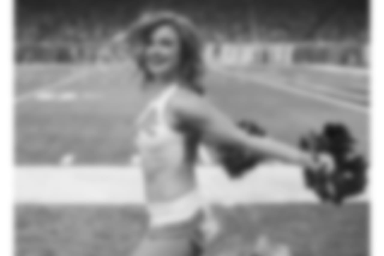 Detroit Lions Cheerleaders during a NFL football game between the Detroit Lions and the Los Angeles Rams on Sunday, Dec. 2, 2018 in Detroit. (Detroit Lions via AP).