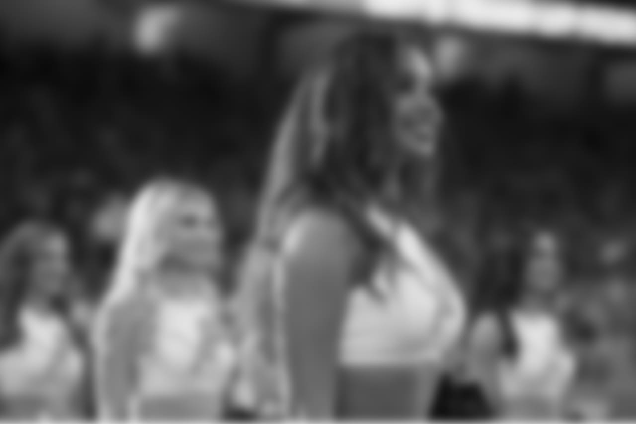 Detroit Lions Cheerleaders during a NFL football game between the Detroit Lions and the Los Angeles Rams on Sunday, Dec. 2, 2018 in Detroit. (Detroit Lions via AP).