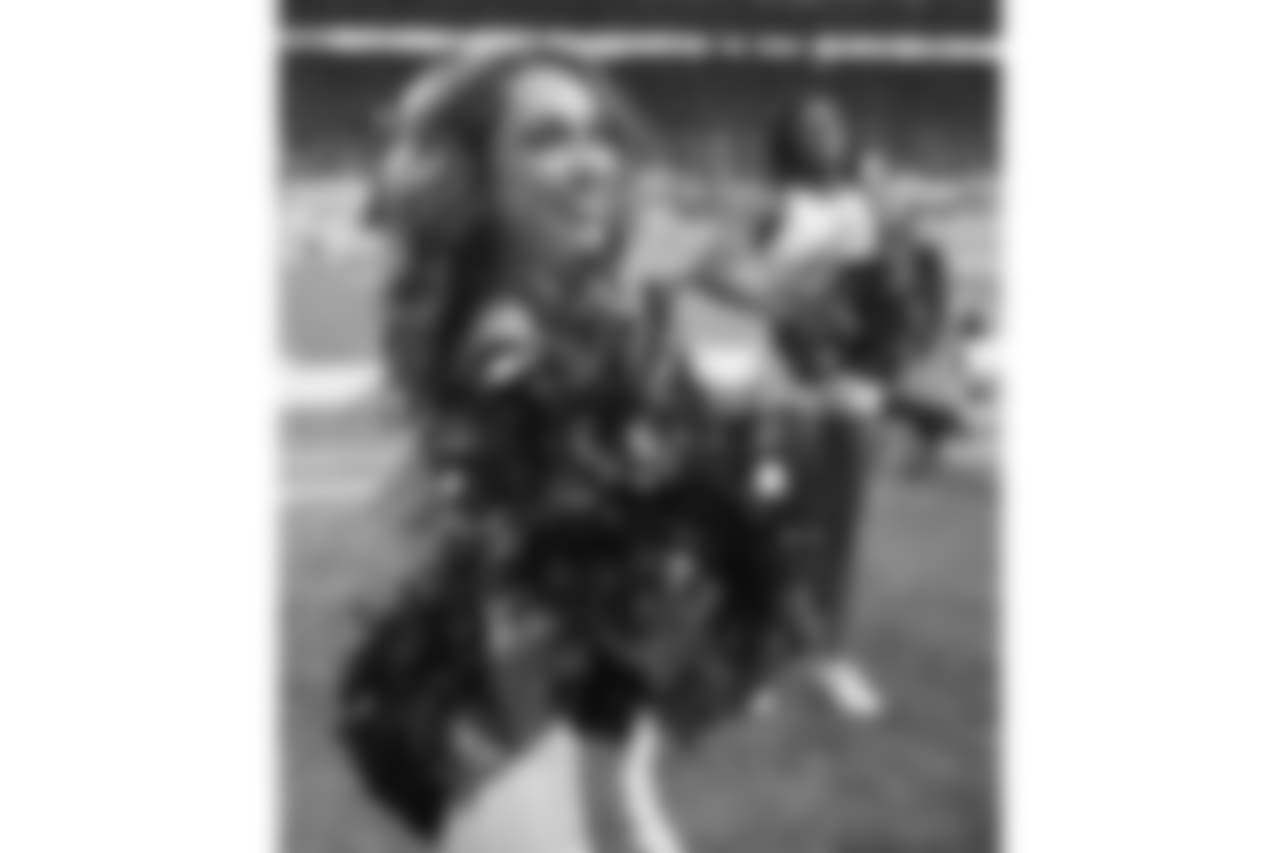 Detroit Lions Cheerleaders during a NFL football game between the Detroit Lions and the Los Angeles Rams on Sunday, Dec. 2, 2018 in Detroit. (Detroit Lions via AP).