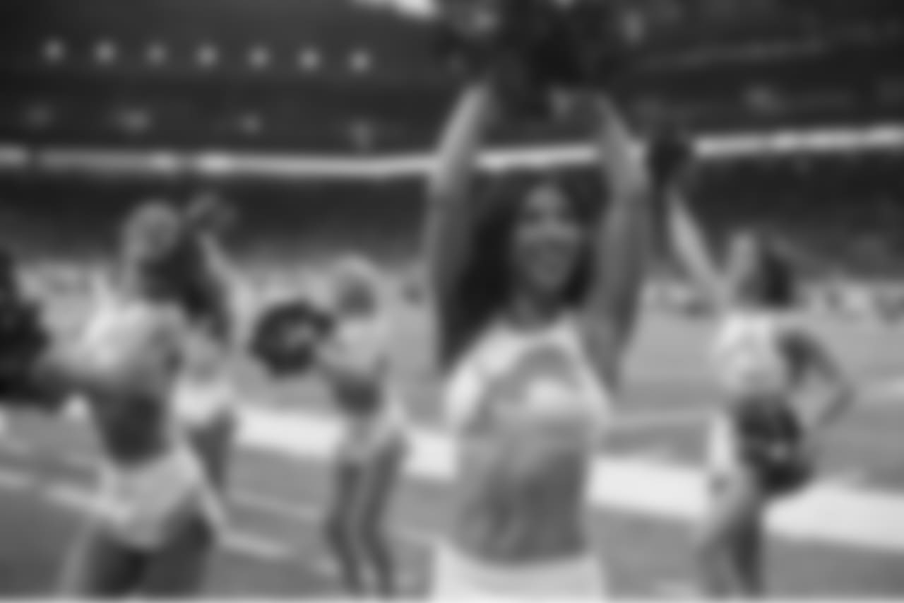 Detroit Lions Cheerleaders during a NFL football game between the Detroit Lions and the Los Angeles Rams on Sunday, Dec. 2, 2018 in Detroit. (Detroit Lions via AP).