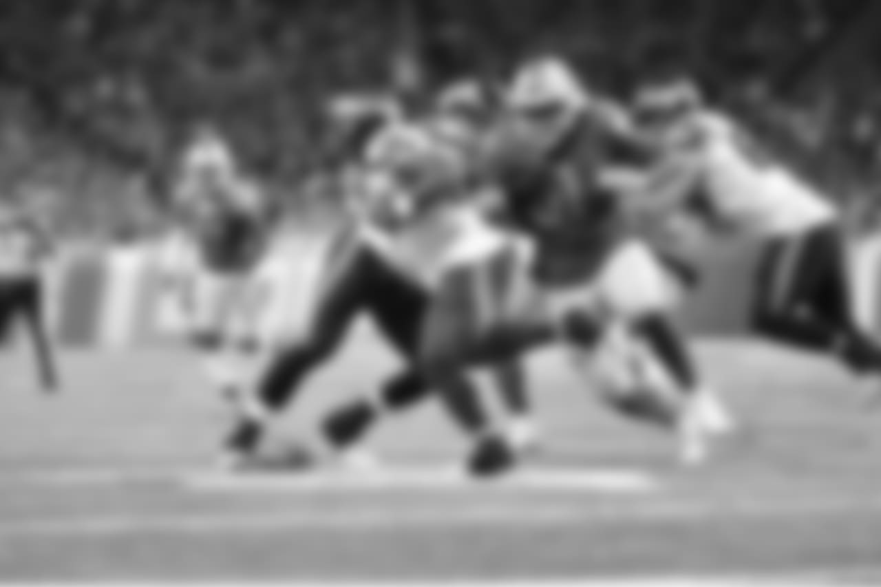 Detroit Lions defensive tackle A'Shawn Robinson (91) during a NFL football game against the Seattle Seahawks on Sunday, Oct. 28, 2018 in Detroit. (Detroit Lions via AP).