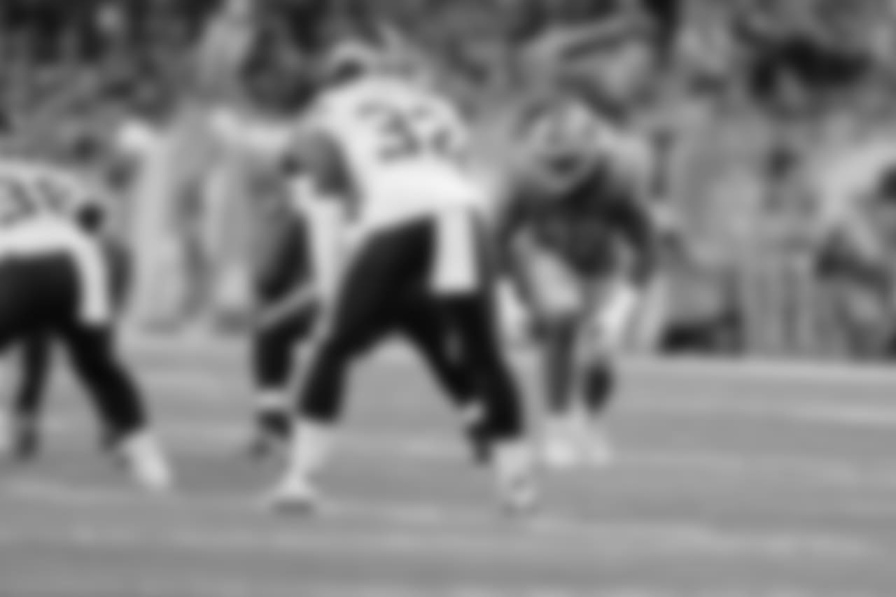 Detroit Lions linebacker Devon Kennard (42) during a NFL football game against the Seattle Seahawks on Sunday, Oct. 28, 2018 in Detroit. (Detroit Lions via AP).
