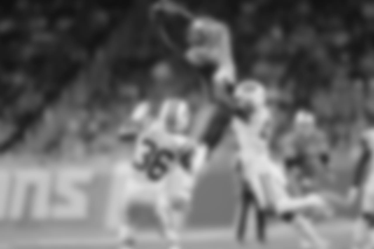 Detroit Lions wide receiver Kenny Golladay (19) during a NFL football game against the New York Jets on Monday, Sept. 10, 2018 in Detroit. (Detroit Lions via AP).