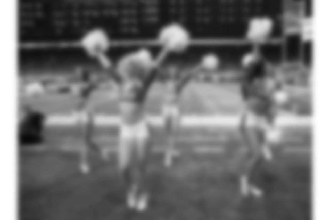 Detroit Lions Cheerleaders during a NFL football game between the Detroit Lions and the Chicago Bears on Thursday, Nov. 22, 2018 in Detroit. (Detroit Lions via AP).