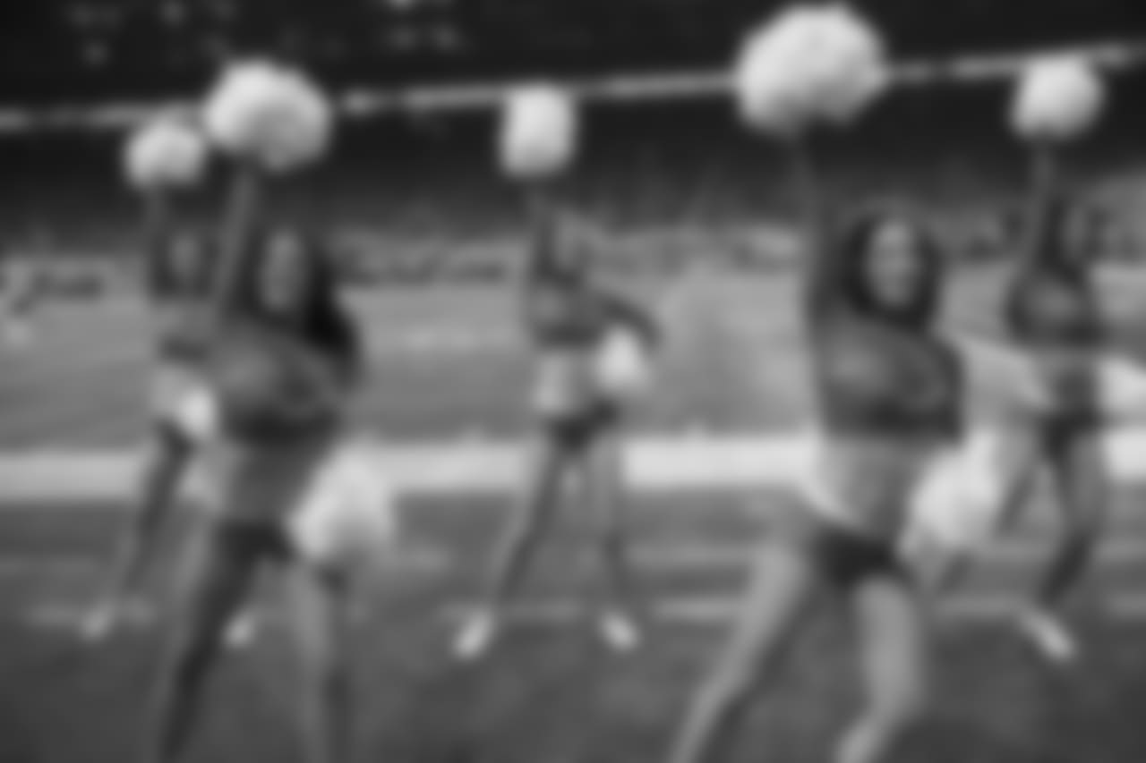 Detroit Lions Cheerleaders during a NFL football game between the Detroit Lions and the Chicago Bears on Thursday, Nov. 22, 2018 in Detroit. (Detroit Lions via AP).