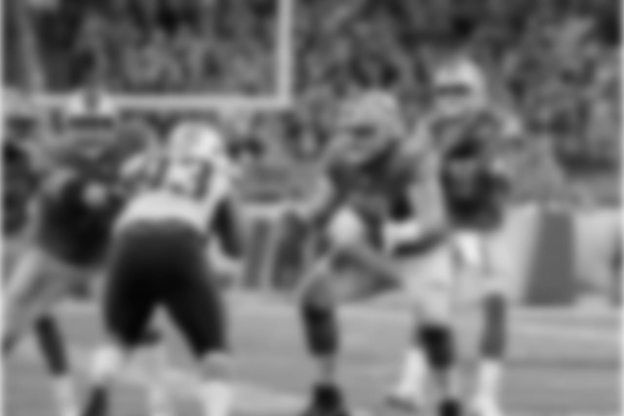 Detroit Lions guard T.J. Lang (76) and Detroit Lions center/guard Graham Glasgow (60) during a NFL football game against the New England Patriots on Sunday, Sept. 23, 2018 in Detroit. (Detroit Lions via AP).