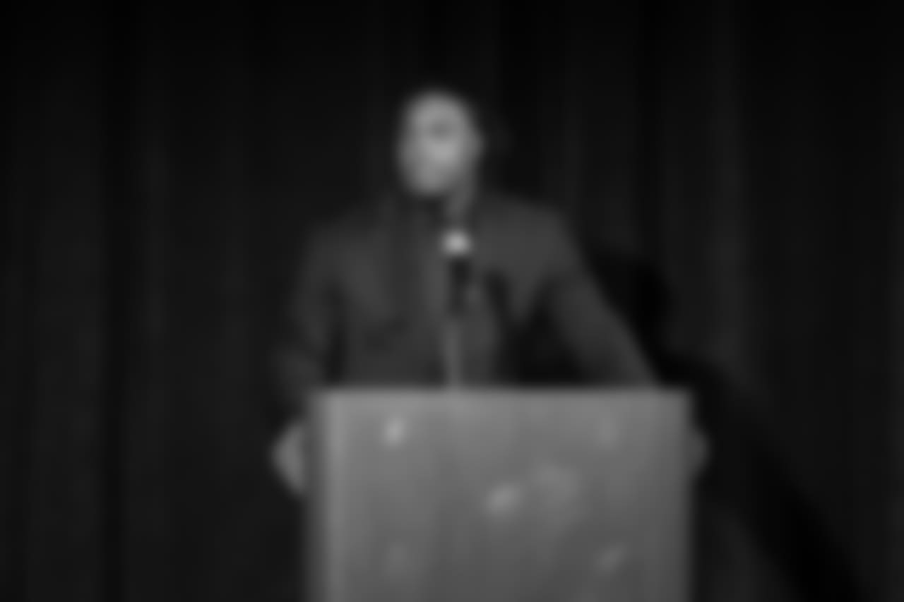 Kerry Hyder Jr. at the Courage House dinner on Monday, Oct. 29, 2018 in Detroit.