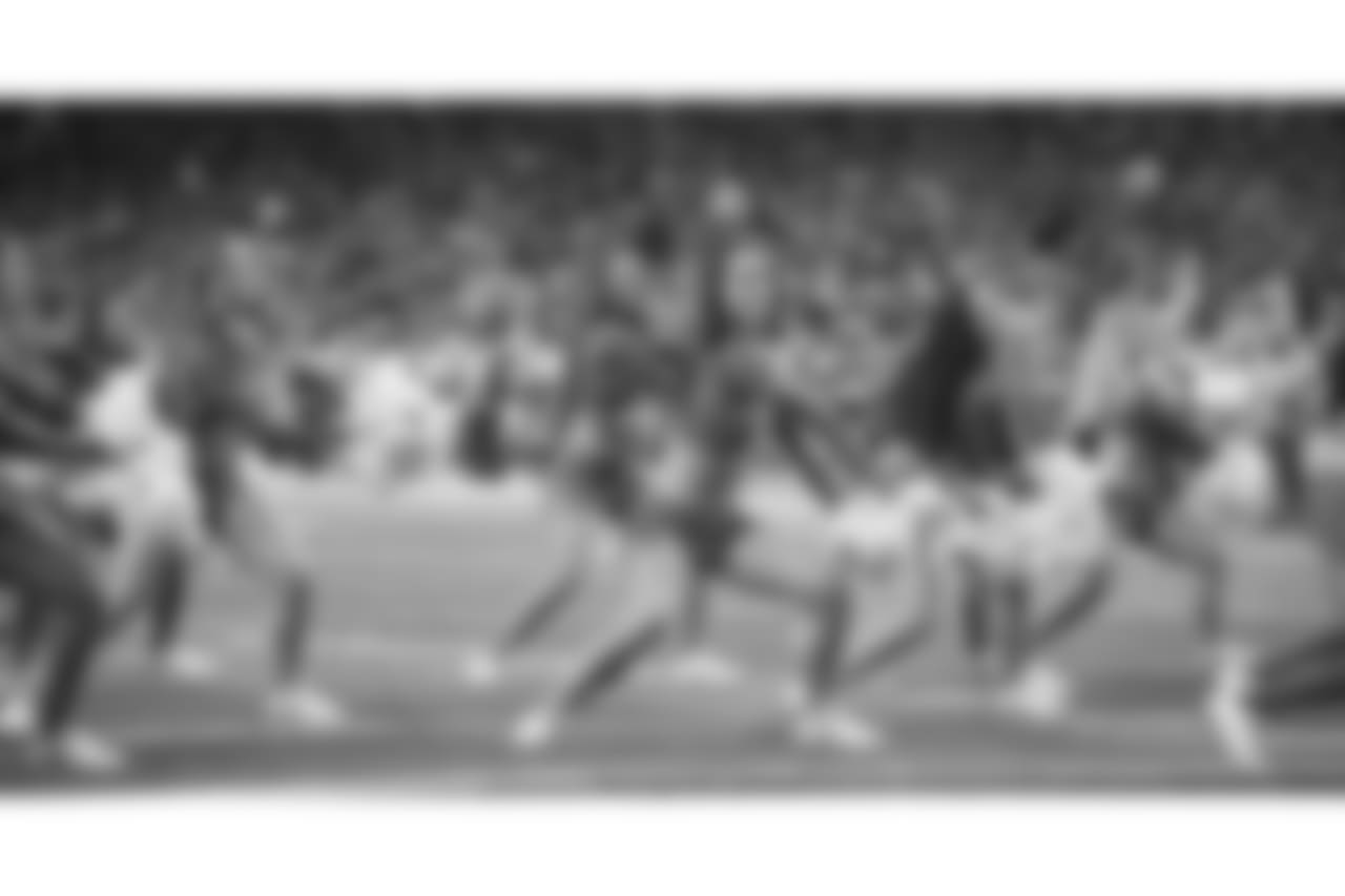 Detroit Lions Cheerleaders during a NFL football game against the New York Jets on Monday, Sept. 10, 2018 in Detroit. (Detroit Lions via AP).