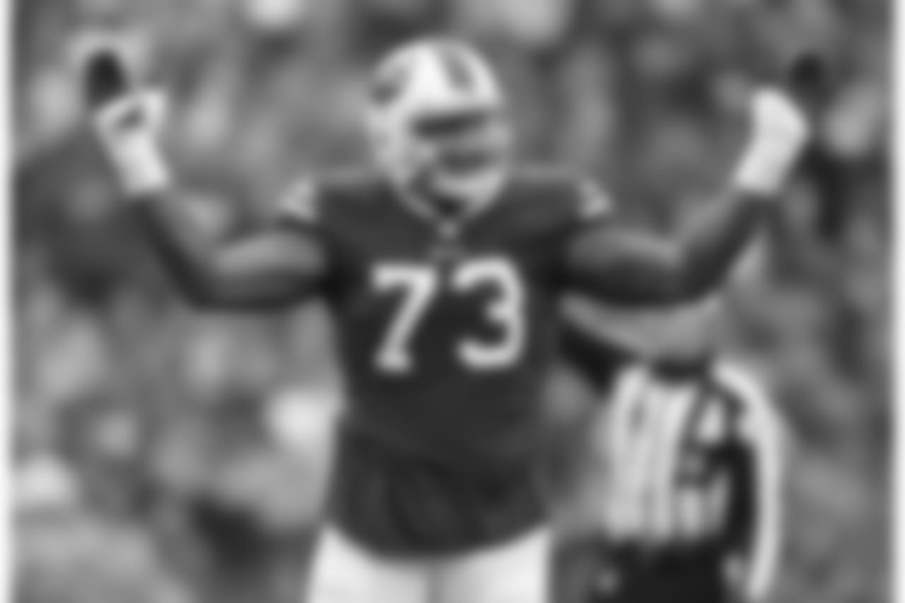**LT Dion Dawkins**
Backed up by Jeremiah Sirles