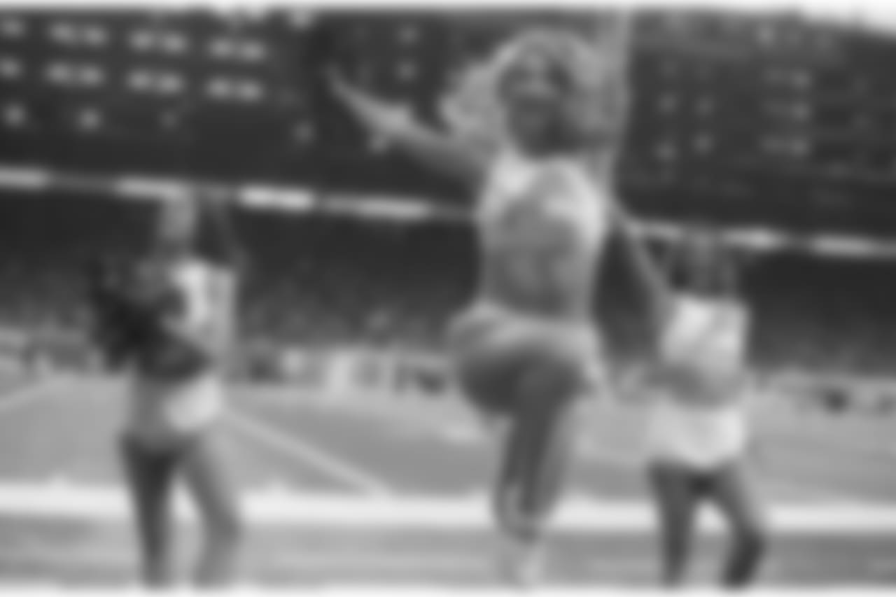 Detroit Lions Cheerleaders during a NFL football game between the Detroit Lions and the Los Angeles Rams on Sunday, Dec. 2, 2018 in Detroit. (Detroit Lions via AP).
