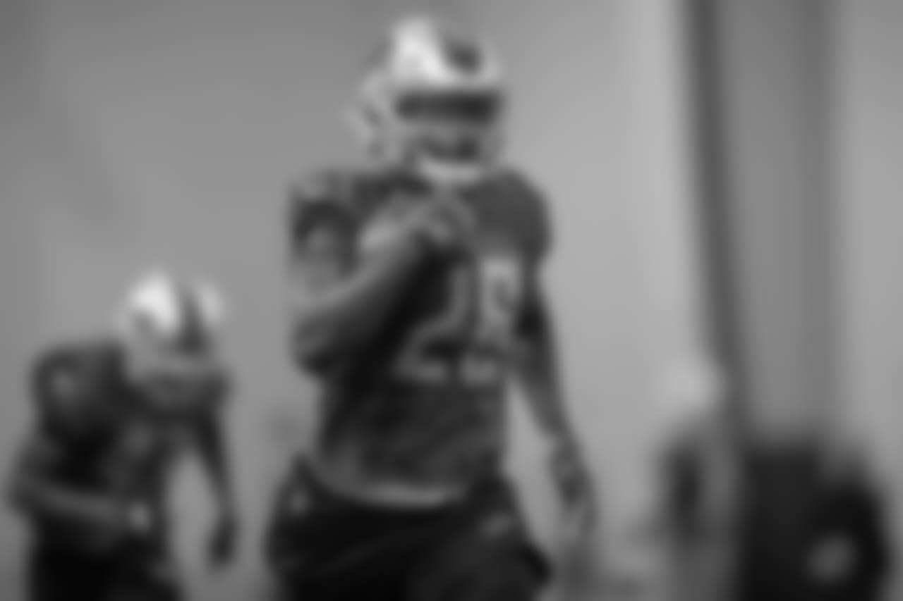 Detroit Lions cornerback DeShawn Shead (26) during practice at the Detroit Lions training facility on Friday, Nov. 30, 2018 in Allen Park, Mich. (Detroit Lions via AP)