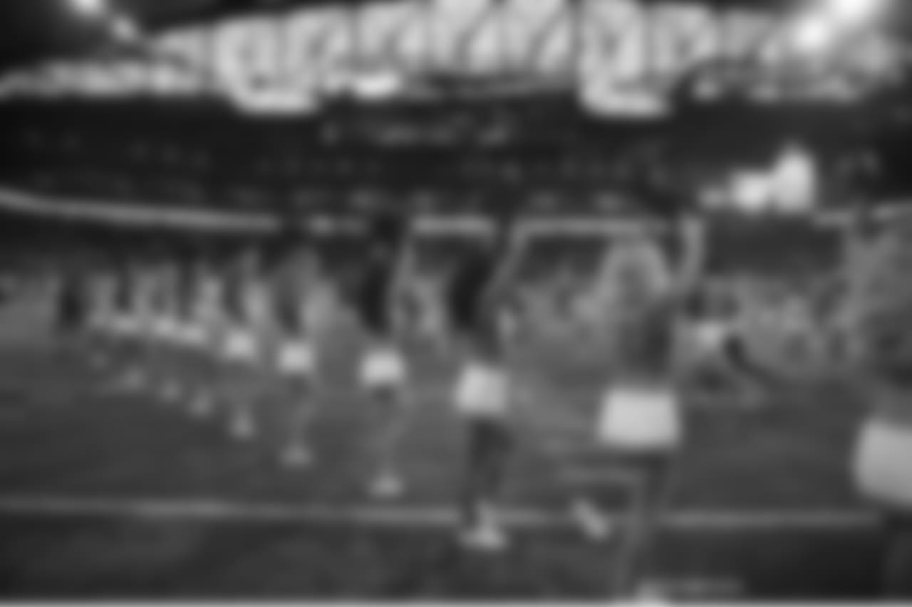 Detroit Lions Cheerleaders during a NFL football game between the Detroit Lions and the Los Angeles Rams on Sunday, Dec. 2, 2018 in Detroit. (Detroit Lions via AP).