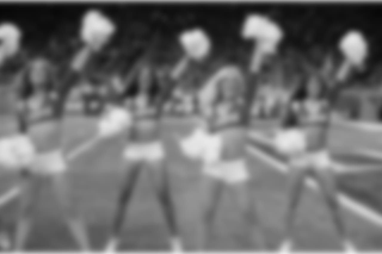 Detroit Lions Cheerleaders during a NFL football game between the Detroit Lions and the Chicago Bears on Thursday, Nov. 22, 2018 in Detroit. (Detroit Lions via AP).