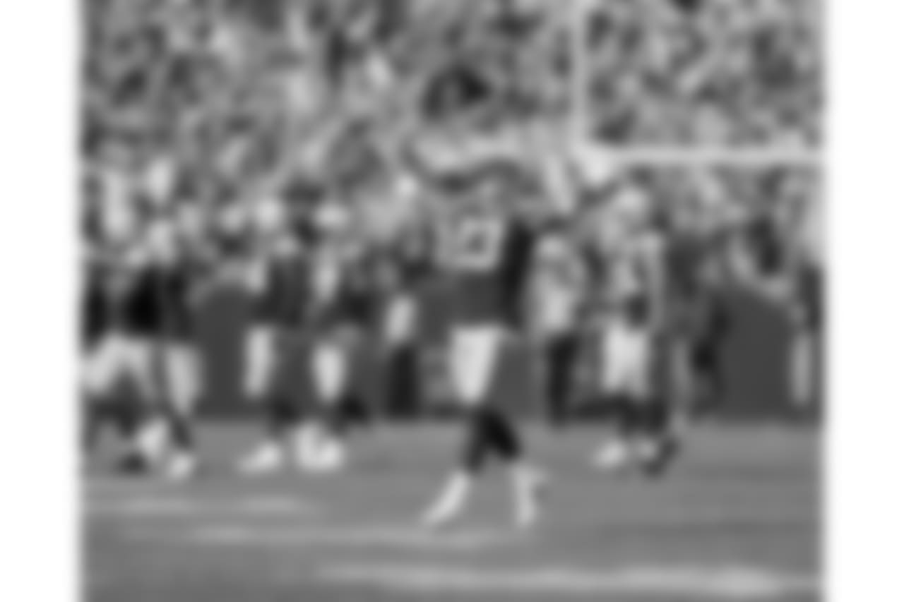 Green Bay Packers against the Minnesota Vikings during Sunday's game at Lambeau Field.