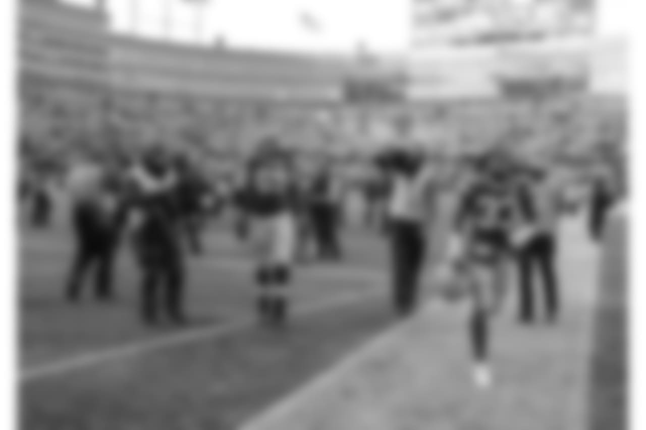 Green Bay Packers against the Atlanta Falcons during Sunday's game at Lambeau Field.