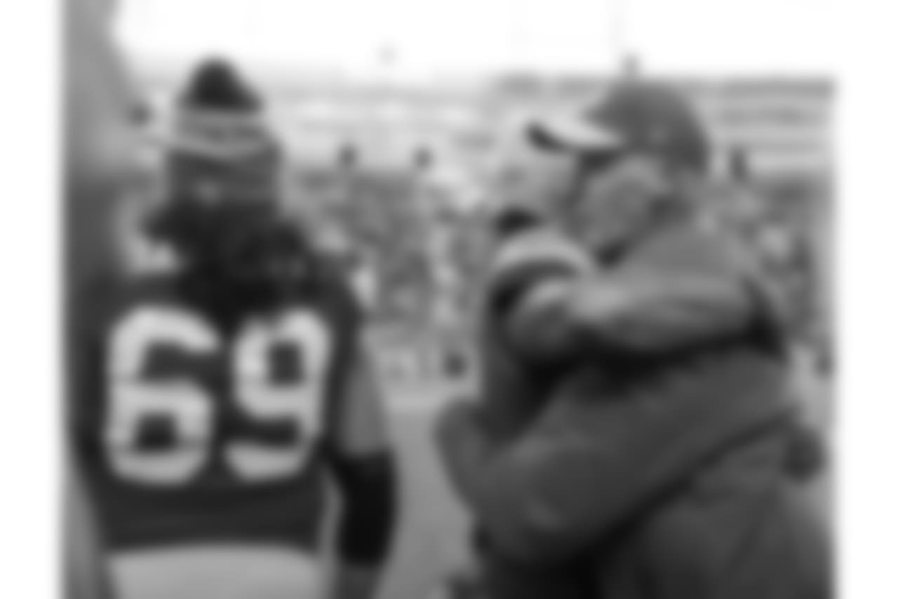 Green Bay Packers against the Atlanta Falcons during Sunday's game at Lambeau Field.