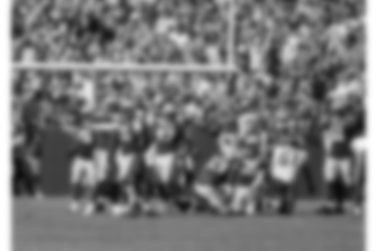 Green Bay Packers against the Minnesota Vikings during Sunday's game at Lambeau Field.
